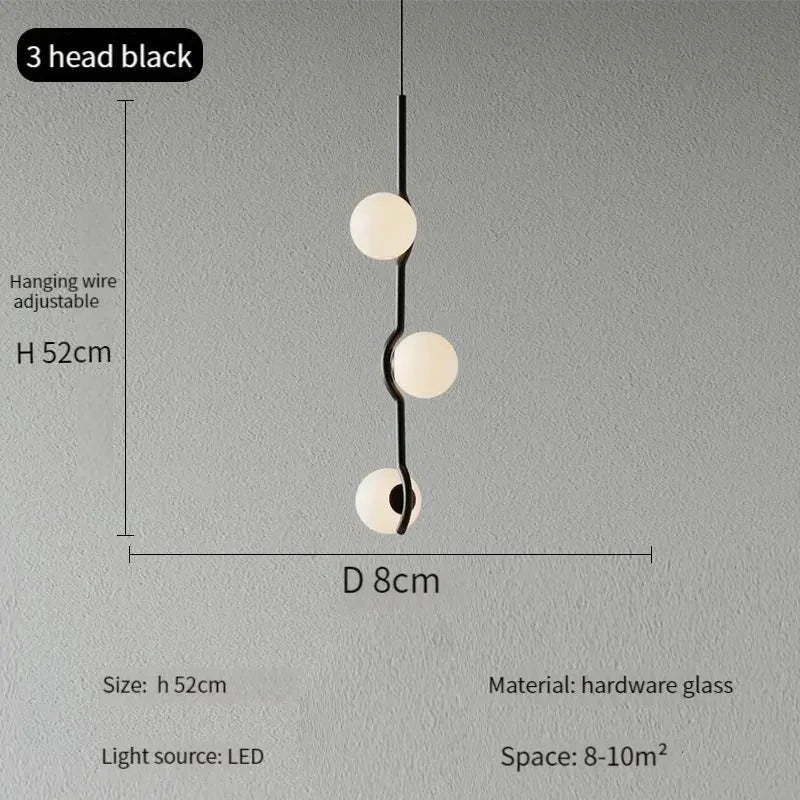 Elarose Sculptural Modern Ceiling Chandelier