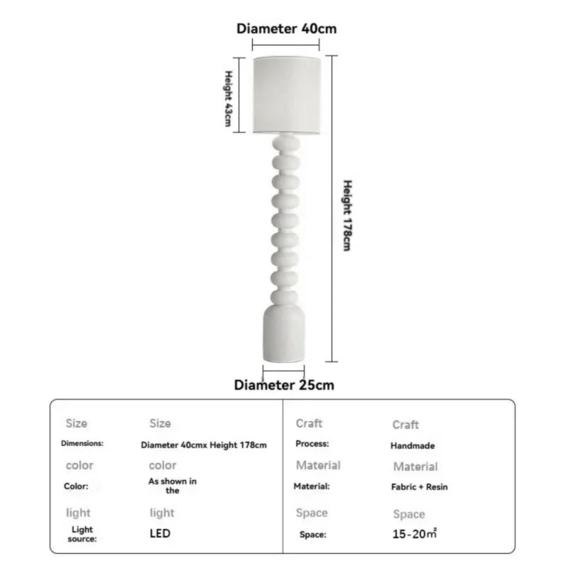 Virellé – Lampada da terra Eleganza