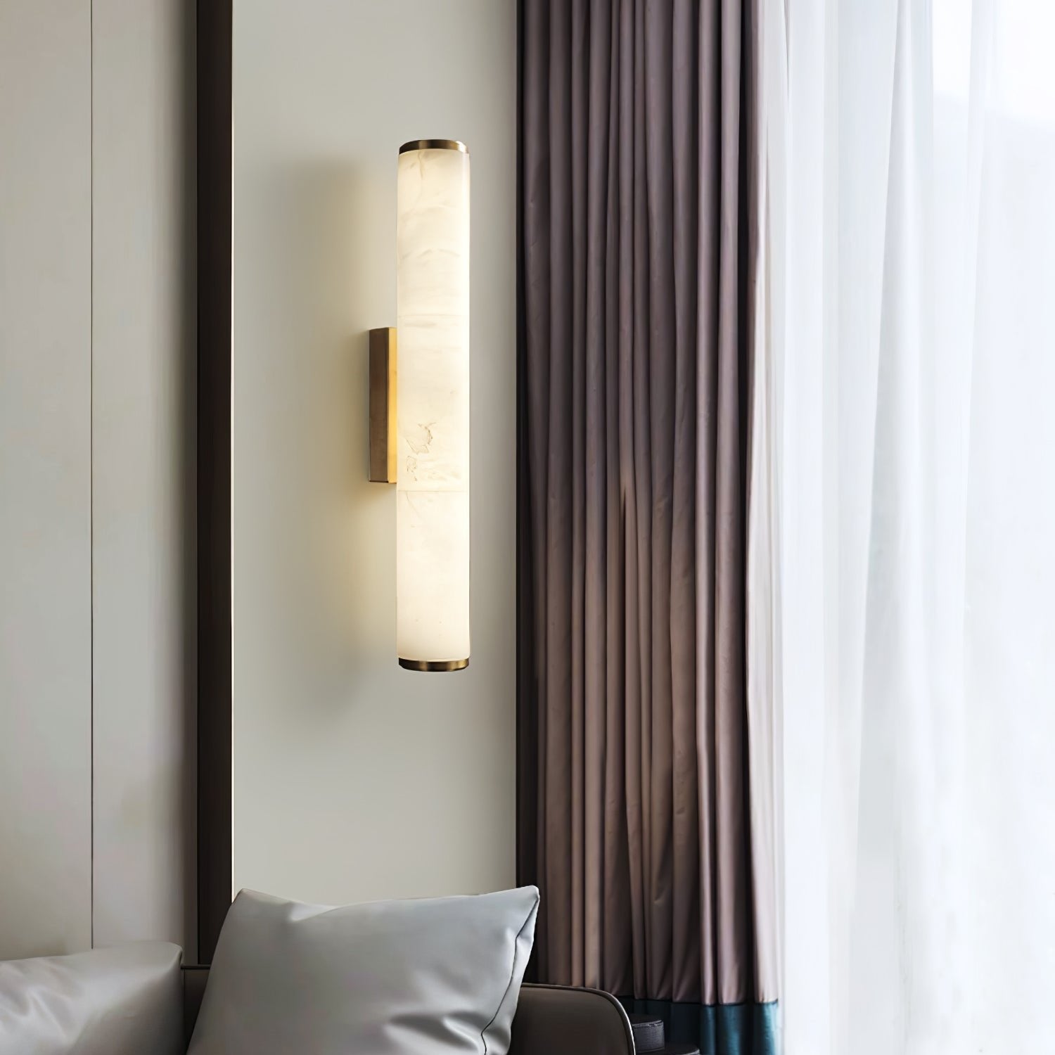 Lumaria – Modern LED fali lámpa márványhatású diffúzorral