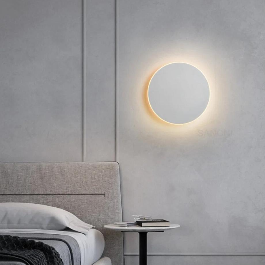 Luvien – Modern kerek LED beépíthető fali lámpa