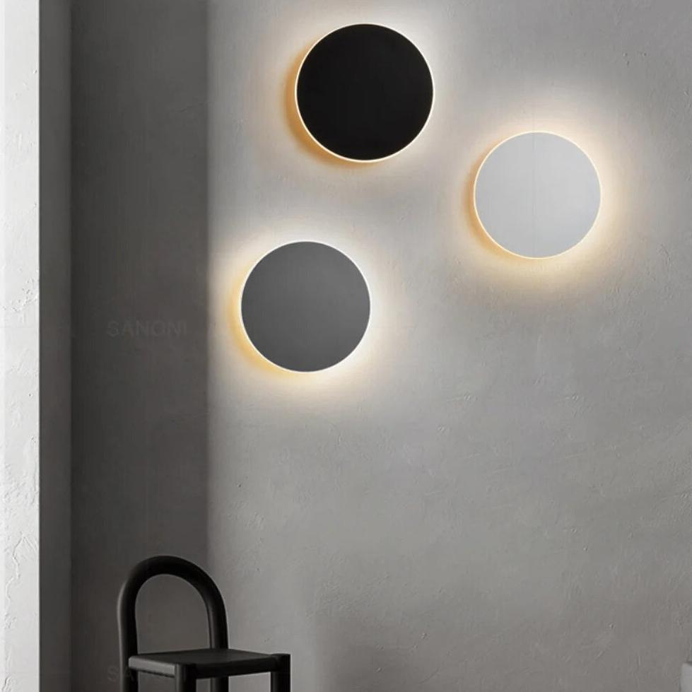 Luvien – Modern kerek LED beépíthető fali lámpa