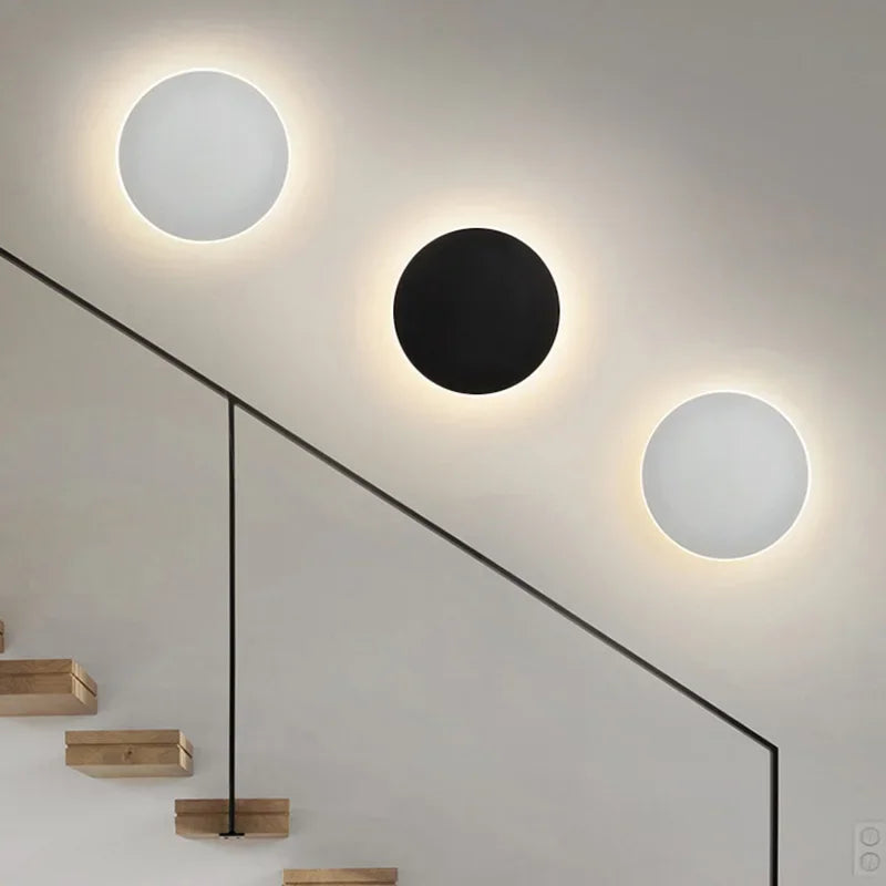 Luvien – Modern kerek LED beépíthető fali lámpa
