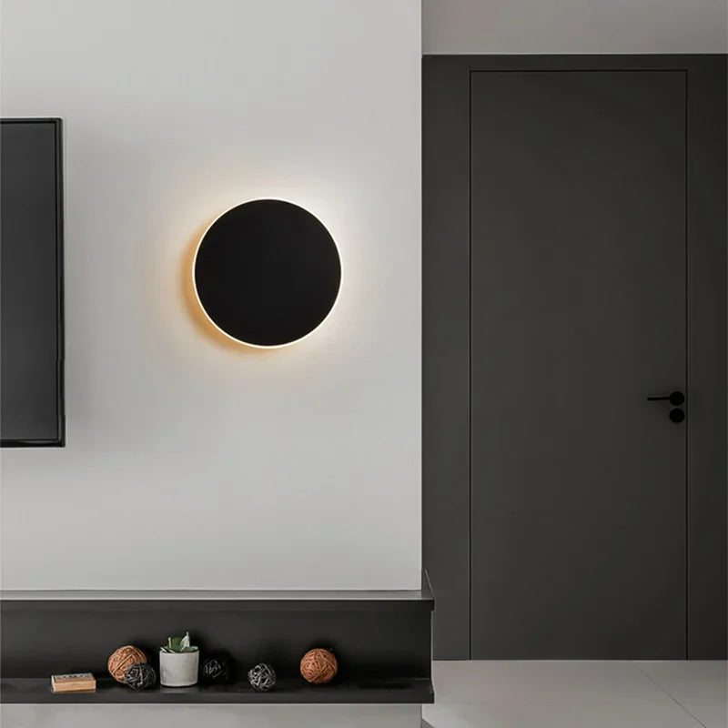 Luvien – Modern kerek LED beépíthető fali lámpa
