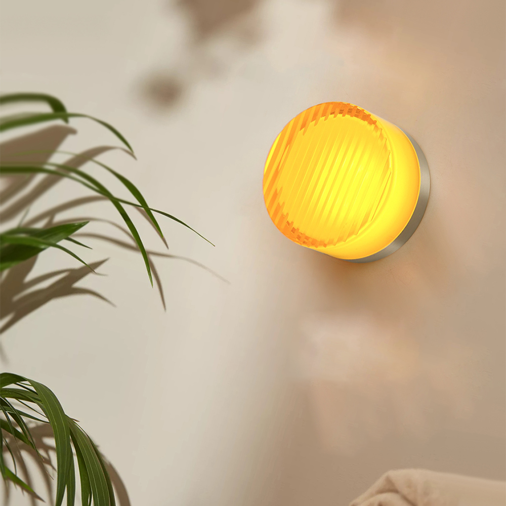Amorda – Lámpara de Pared Redonda Moderna de Vidrio LED