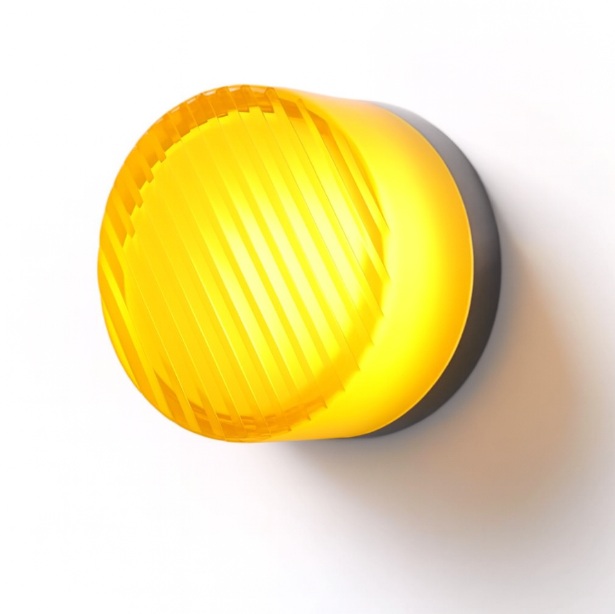 Amorda – Lámpara de Pared Redonda Moderna de Vidrio LED
