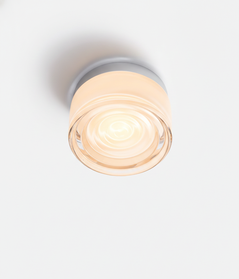 Amorda – Lámpara de Pared Redonda Moderna de Vidrio LED