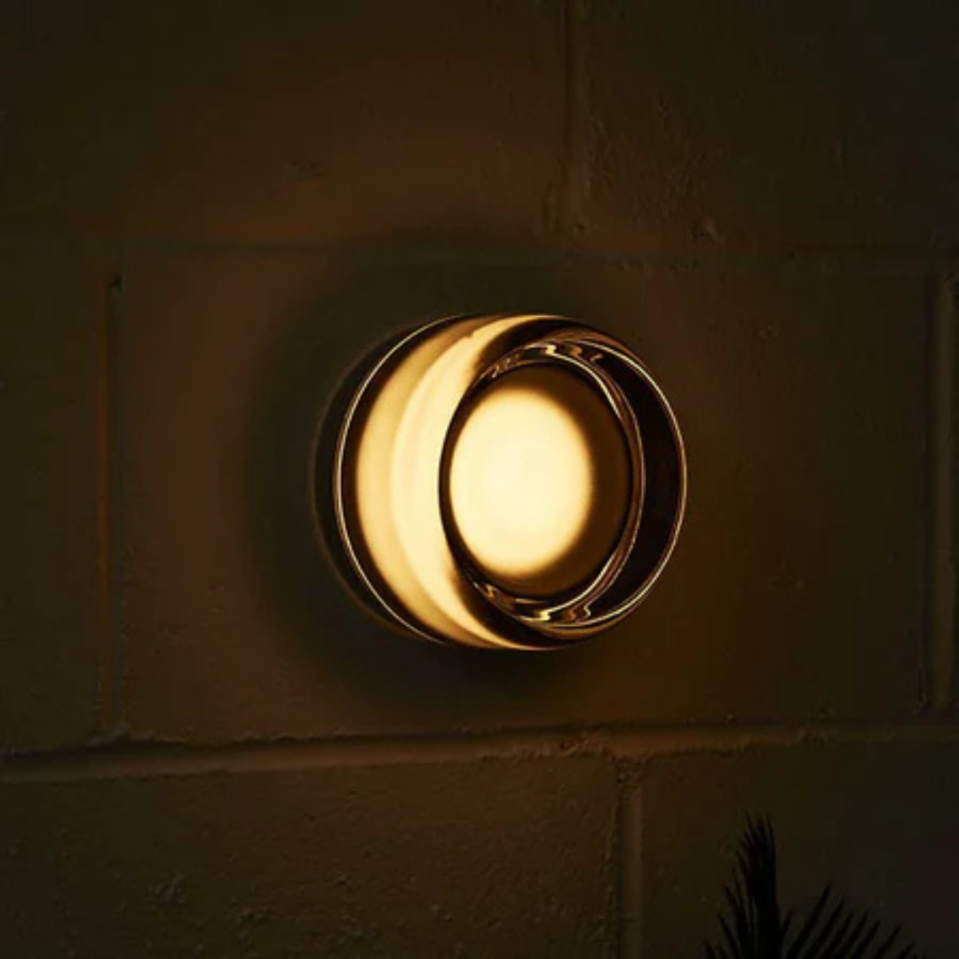 Amorda – Lámpara de Pared Redonda Moderna de Vidrio LED