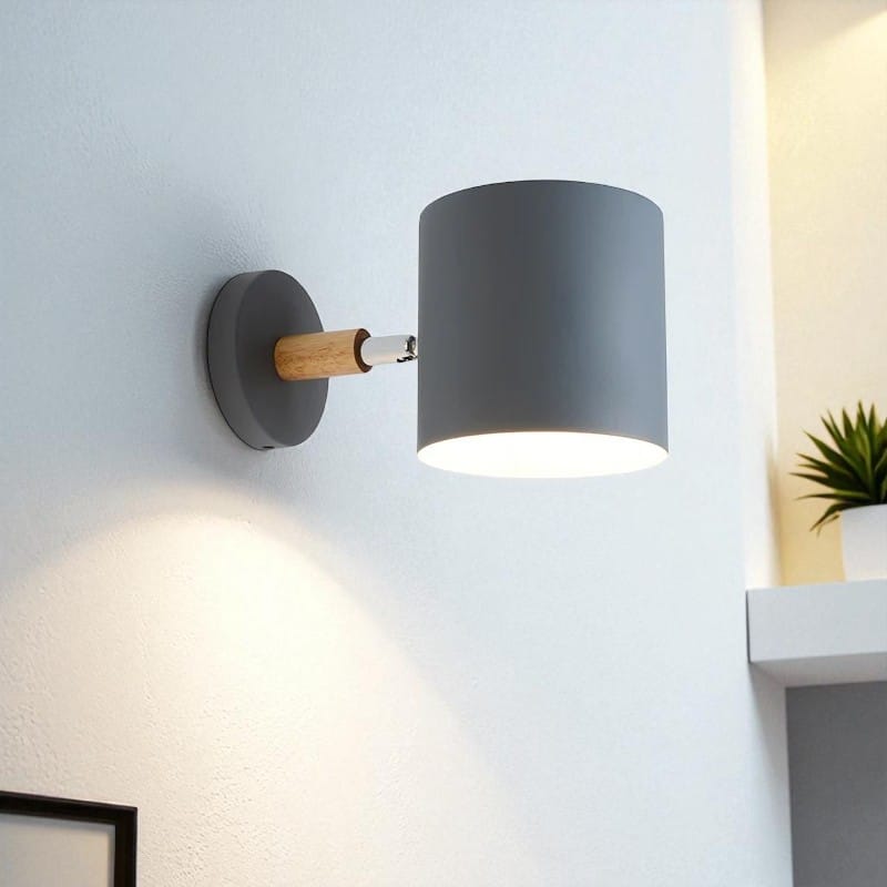Novane – Adjustable Wood Metal Wall Sconce Lamp