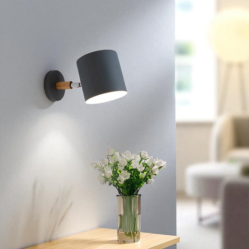 Novane – Adjustable Wood Metal Wall Sconce Lamp