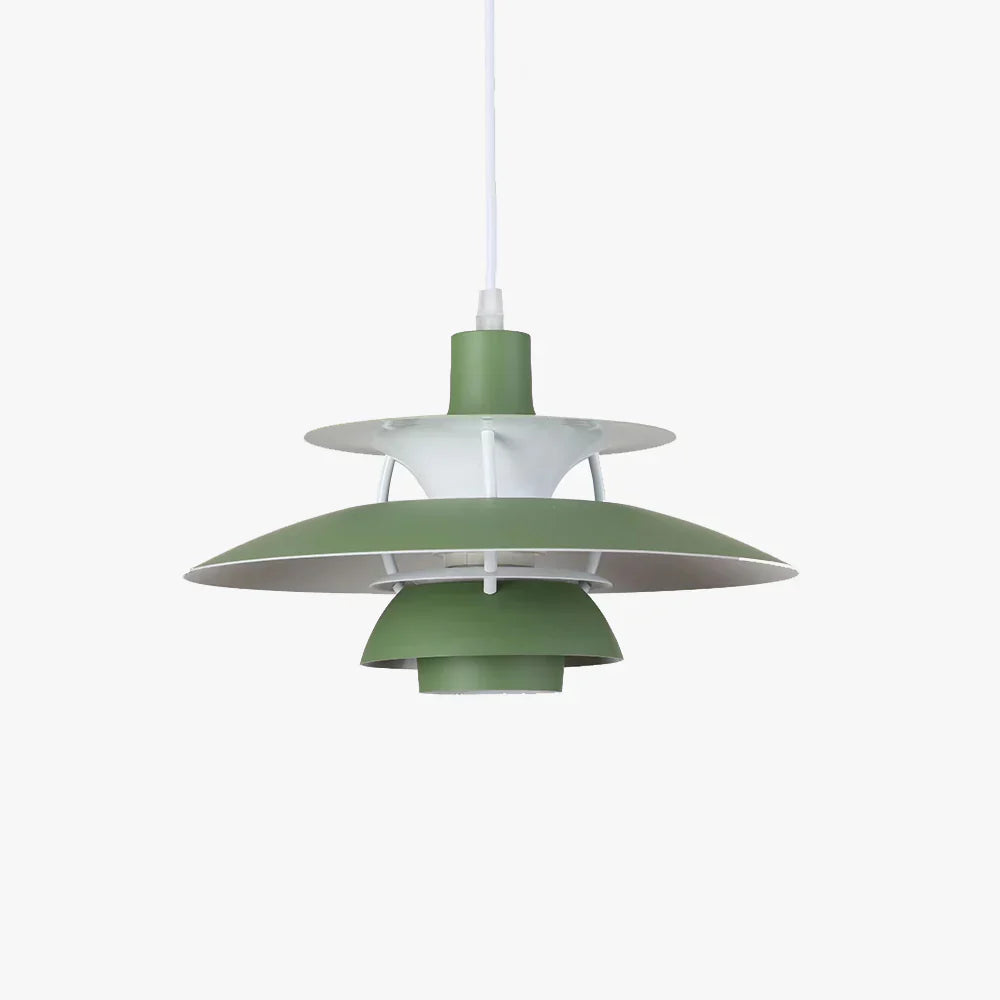 Allegra – Lampada a sospensione colorata con paralume Macaron