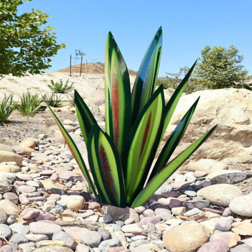 Zarellis – Metal Agave Garden Sculpture Stainless Steel