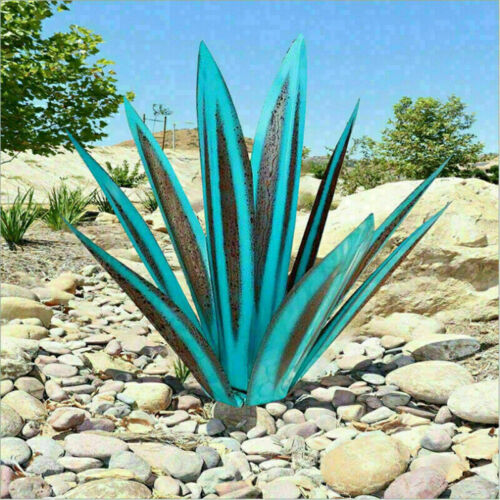 Zarellis – Metal Agave Garden Sculpture Stainless Steel
