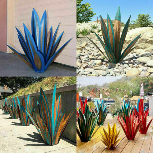 Zarellis – Metal Agave Garden Sculpture Stainless Steel