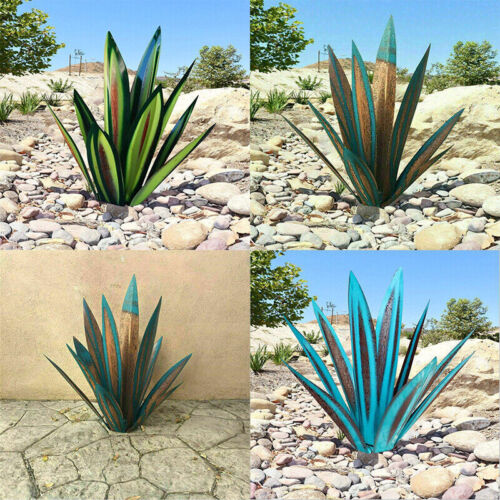 Zarellis – Metal Agave Garden Sculpture Stainless Steel