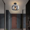 Meliora - Tinted Glass Bowl Semi Flush Ceiling Light