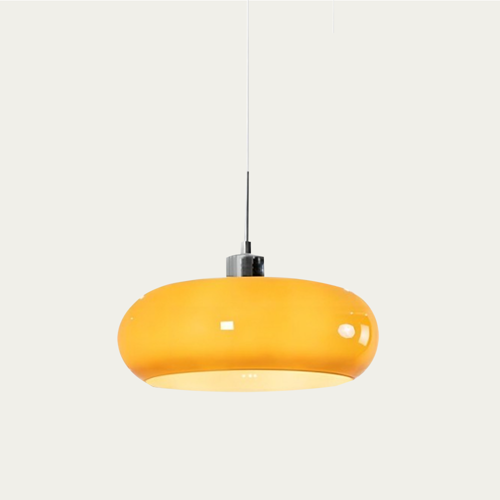 Neuvina – Bauhaus Glass Pendant Light With Hand Blown Shade