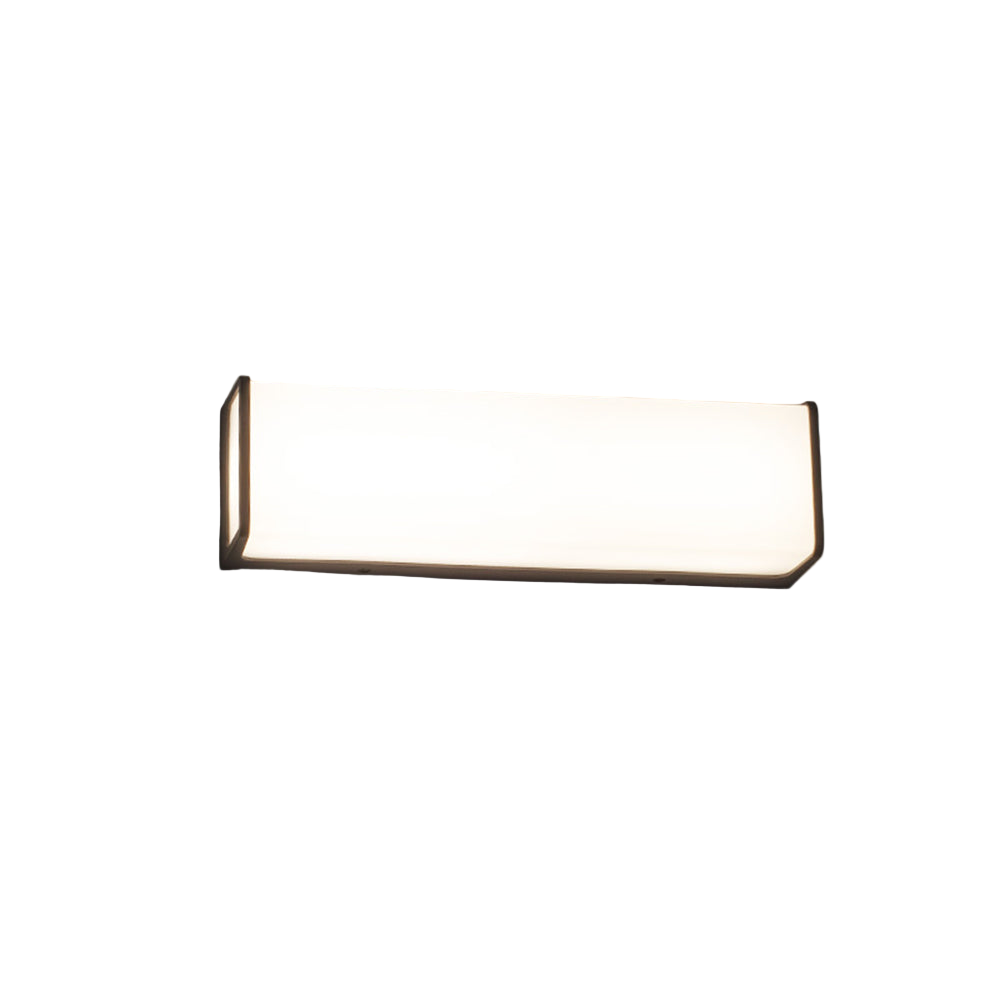 Aerion - Modern Minimalist Rectangular Acrylic Sensor Solar IP65 Waterproof Outdoor Wall Light