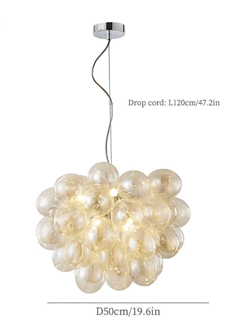 Lyvoria – Lustre Sculptural Contemporain à DEL