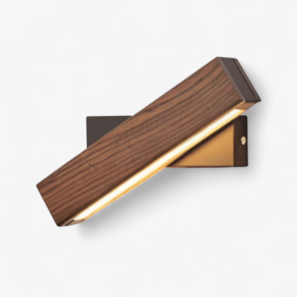 Aurevik – Aplique de Pared de Madera Ajustable