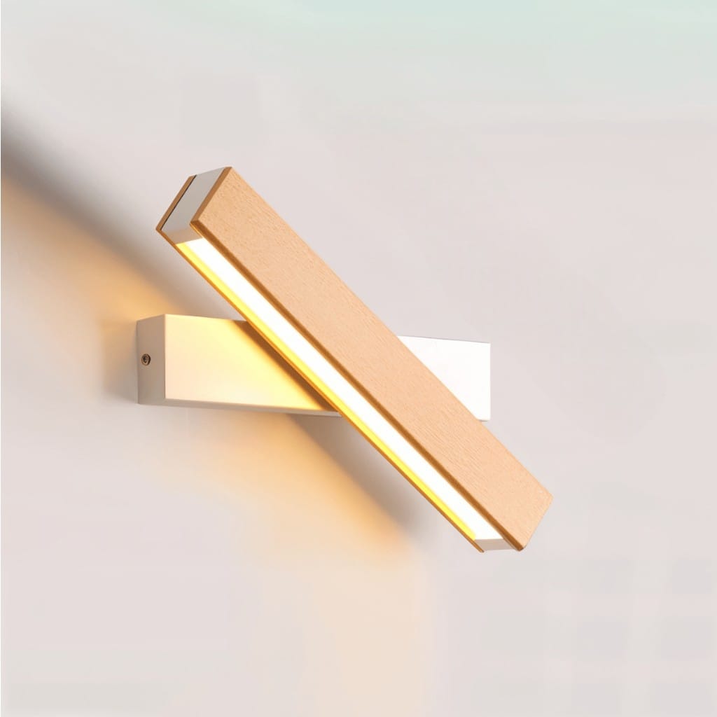 Aurevik – Aplique de Pared de Madera Ajustable