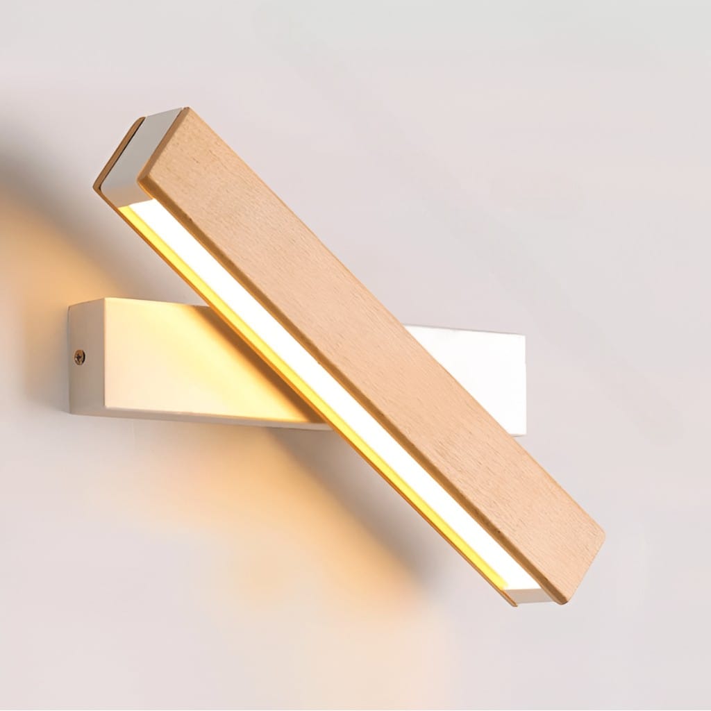 Aurevik – Aplique de Pared de Madera Ajustable