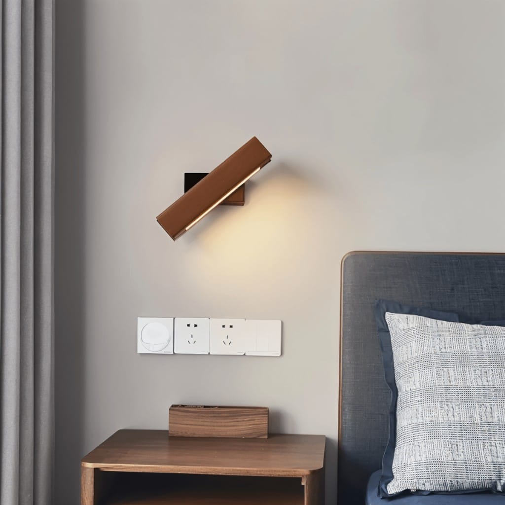 Aurevik – Aplique de Pared de Madera Ajustable
