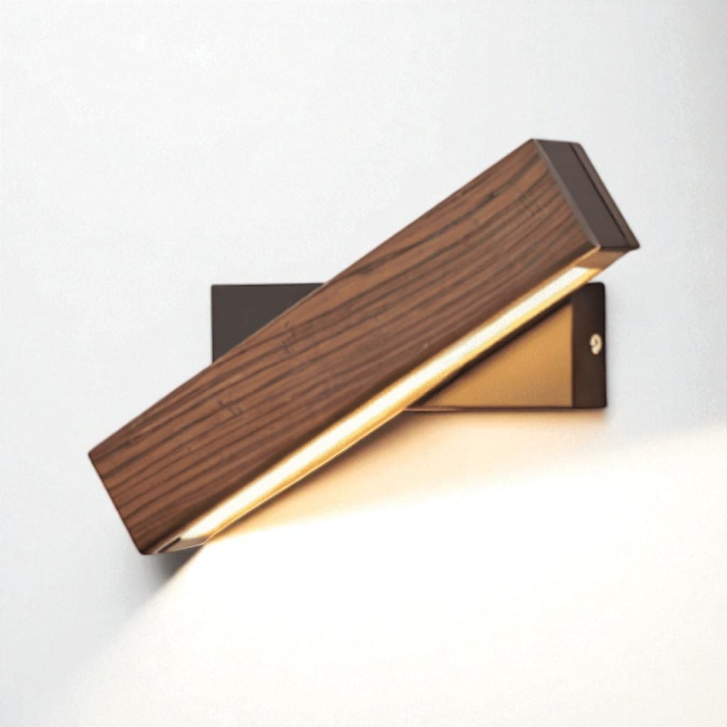 Aurevik – Aplique de Pared de Madera Ajustable