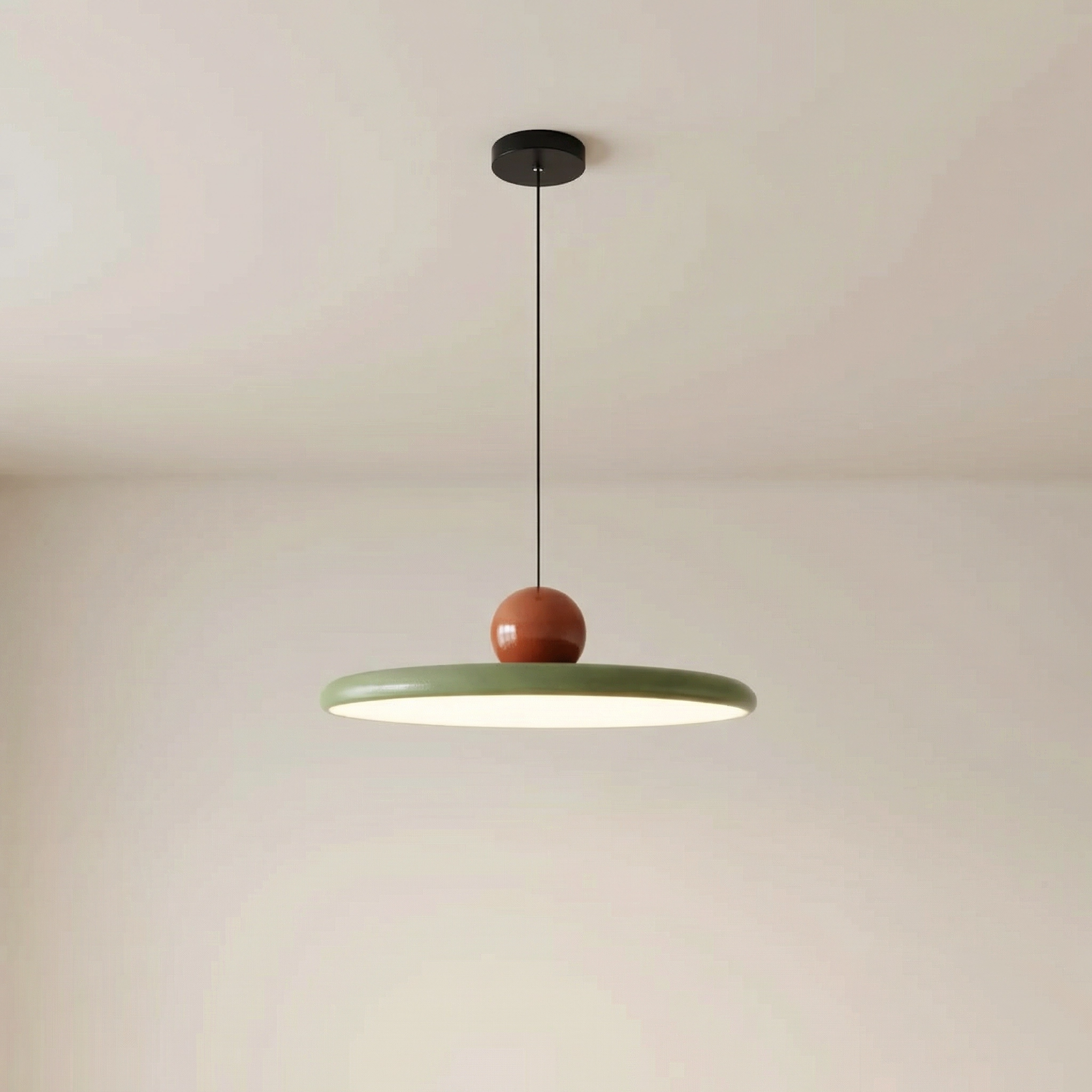Clarion – závěsné skleněné svítidlo Bauhaus