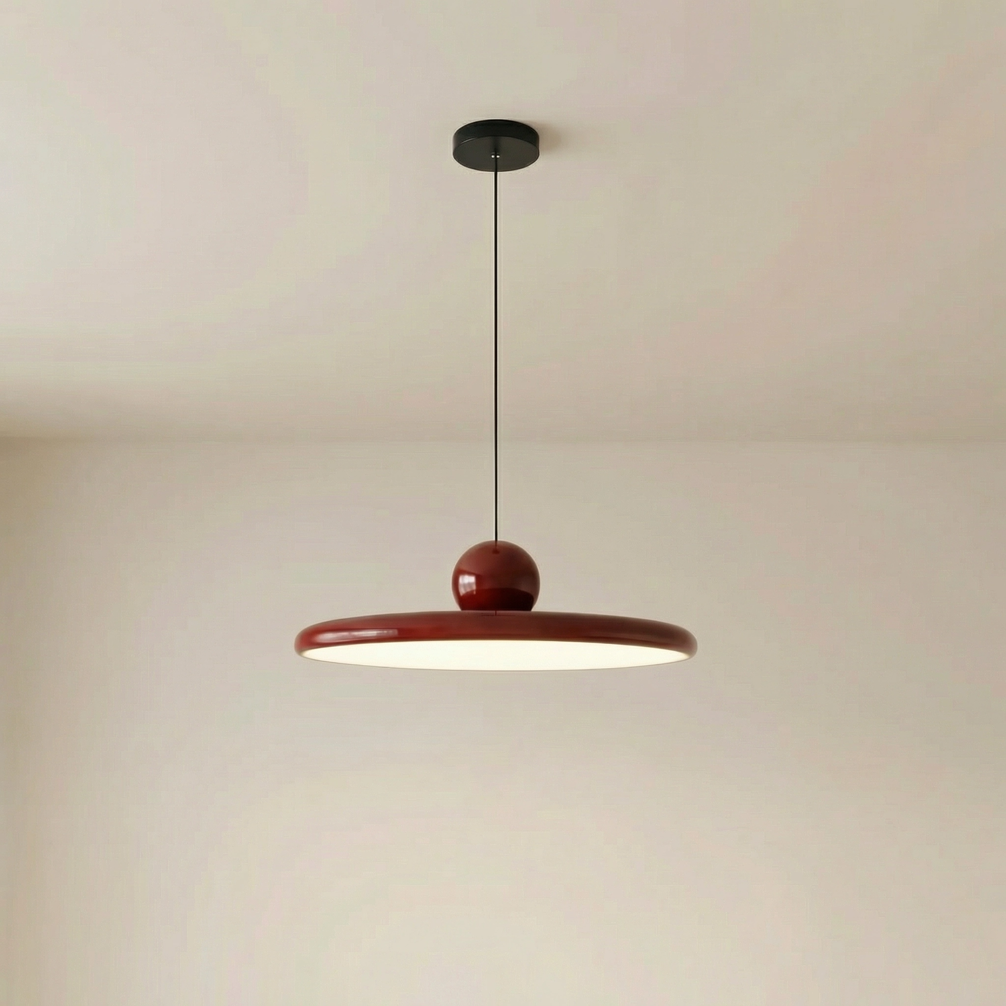 Clarion – závěsné skleněné svítidlo Bauhaus