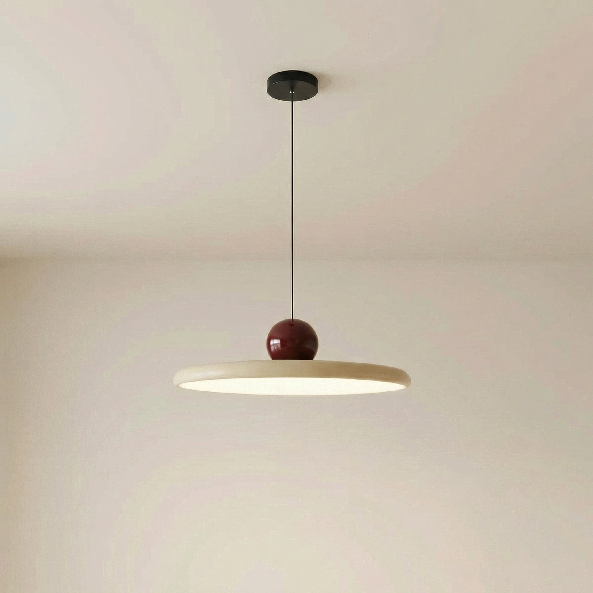 Clarion – závěsné skleněné svítidlo Bauhaus
