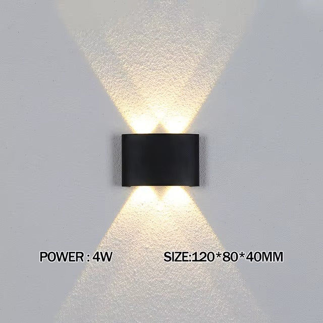 Luxara - Applique murale extérieure minimaliste rectangulaire étanche