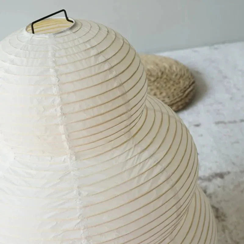 Erosia – Artistic Wabi-Sabi Rice Paper Floor Lamp with Adjustable Stand