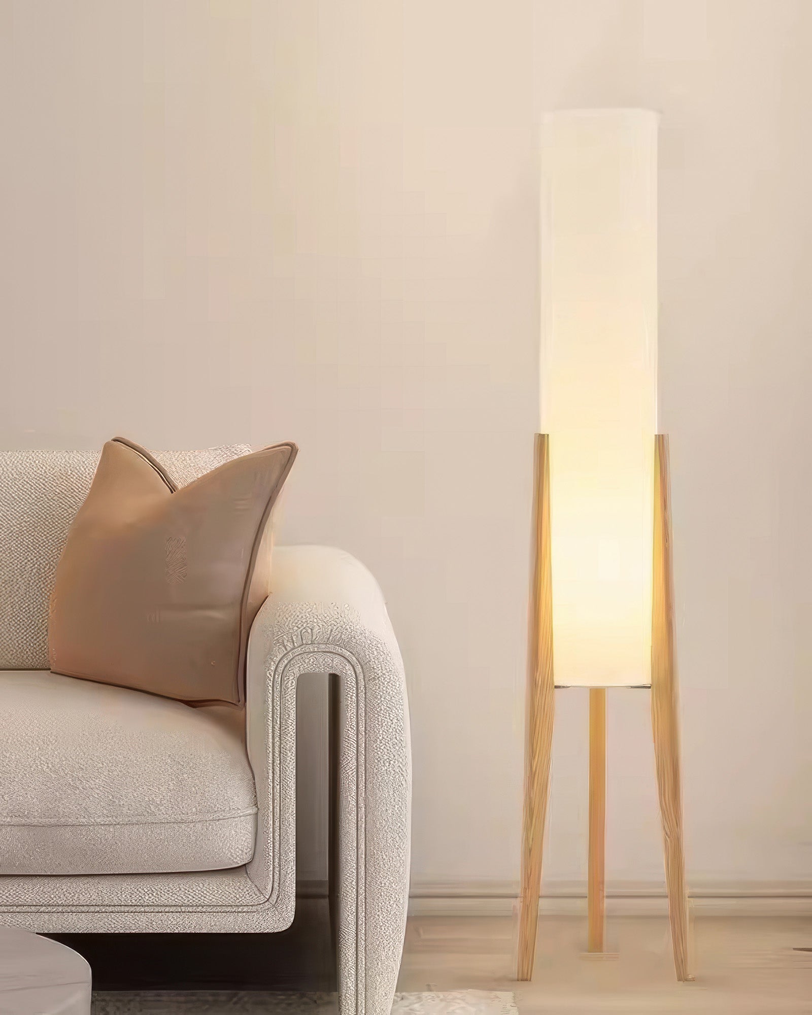 Orvane - Stolní lampa z masivního ořechového dřeva