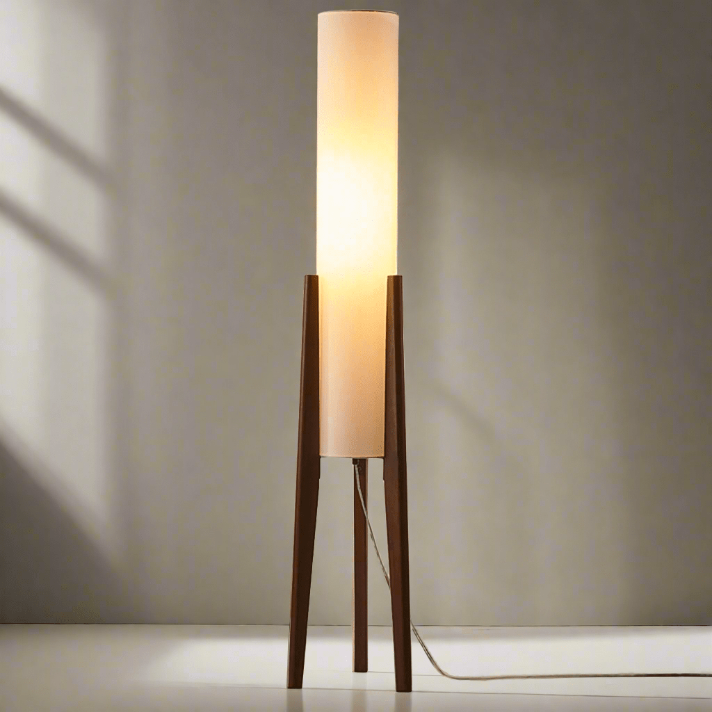 Orvane - Stolní lampa z masivního ořechového dřeva