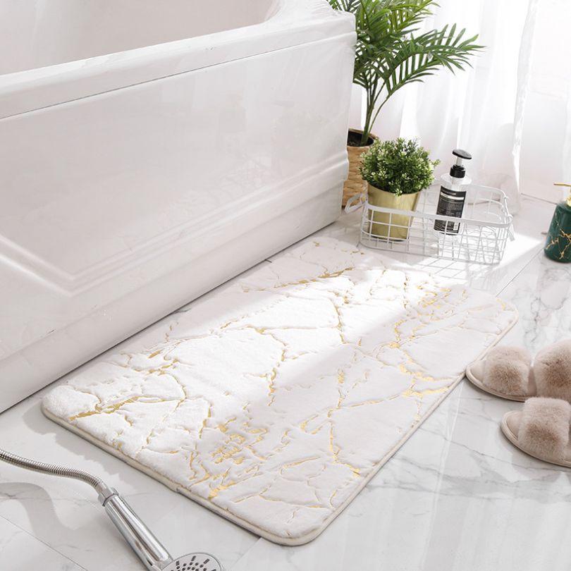 Carvelle – Tappeto antiscivolo lavabile con motivo marmo