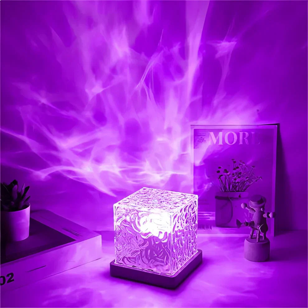 Waveora - Proiettore Notturno a Effetto Acqua LED