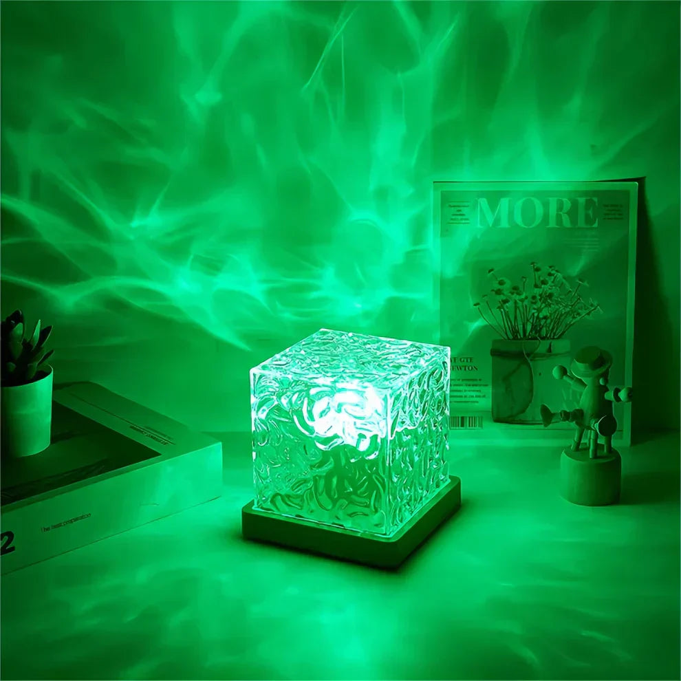 Waveora - Proiettore Notturno a Effetto Acqua LED