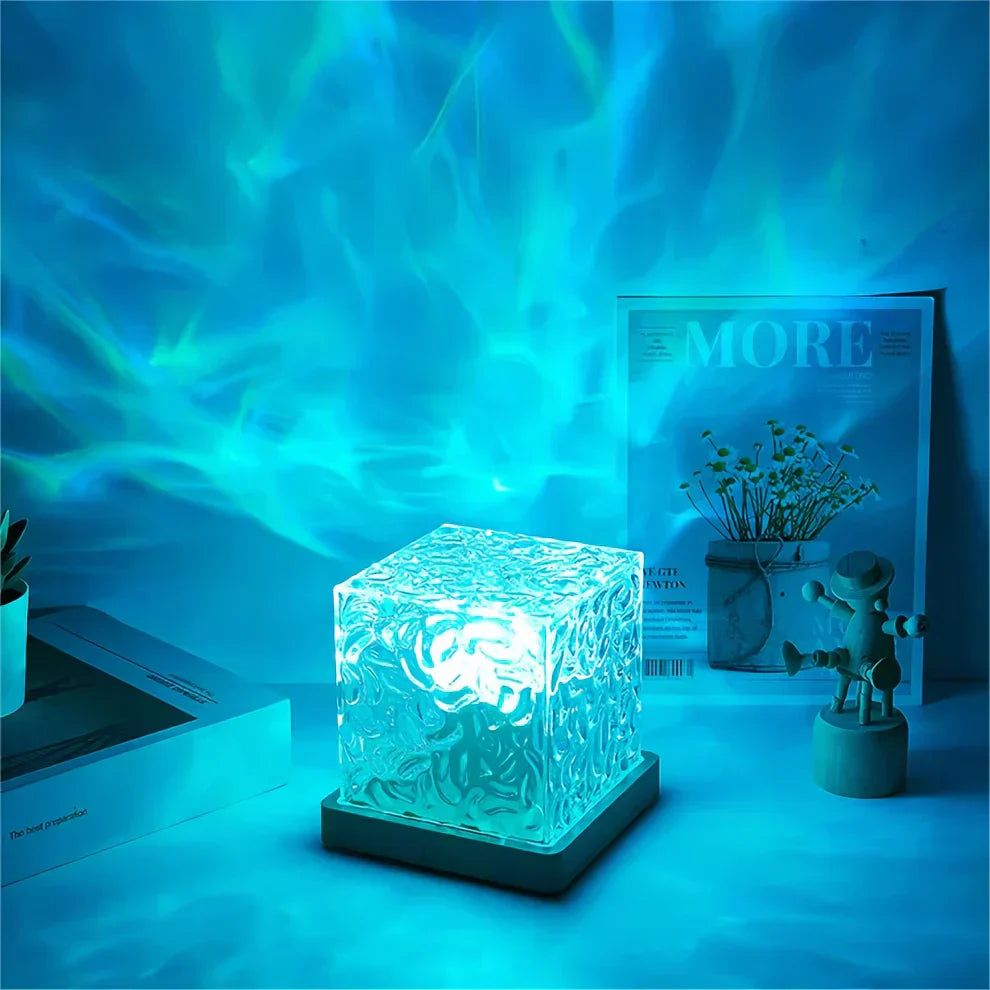 Waveora - Proiettore Notturno a Effetto Acqua LED