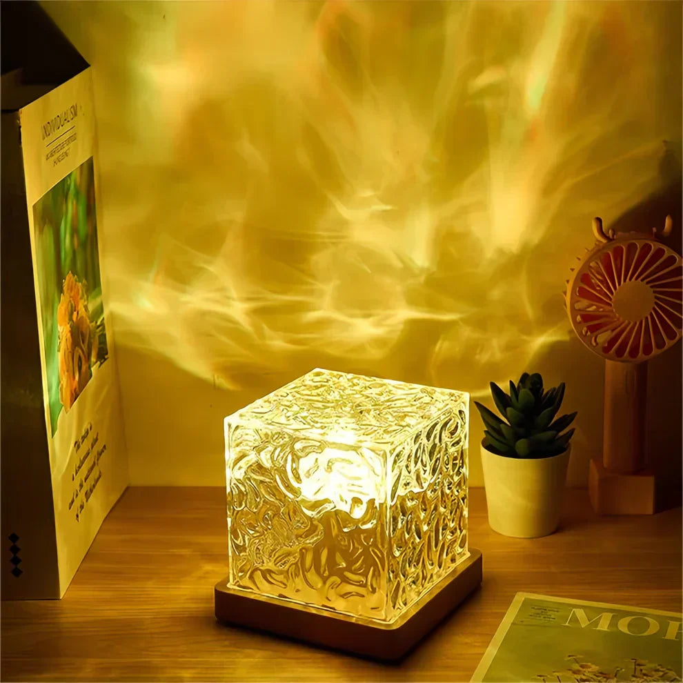 Waveora - Proiettore Notturno a Effetto Acqua LED